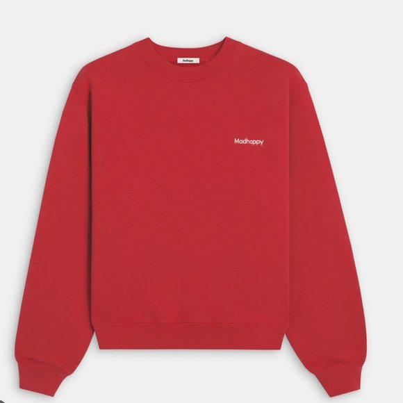 Madhappy Tops - Madhappy Red Crewneck Sweatshirt